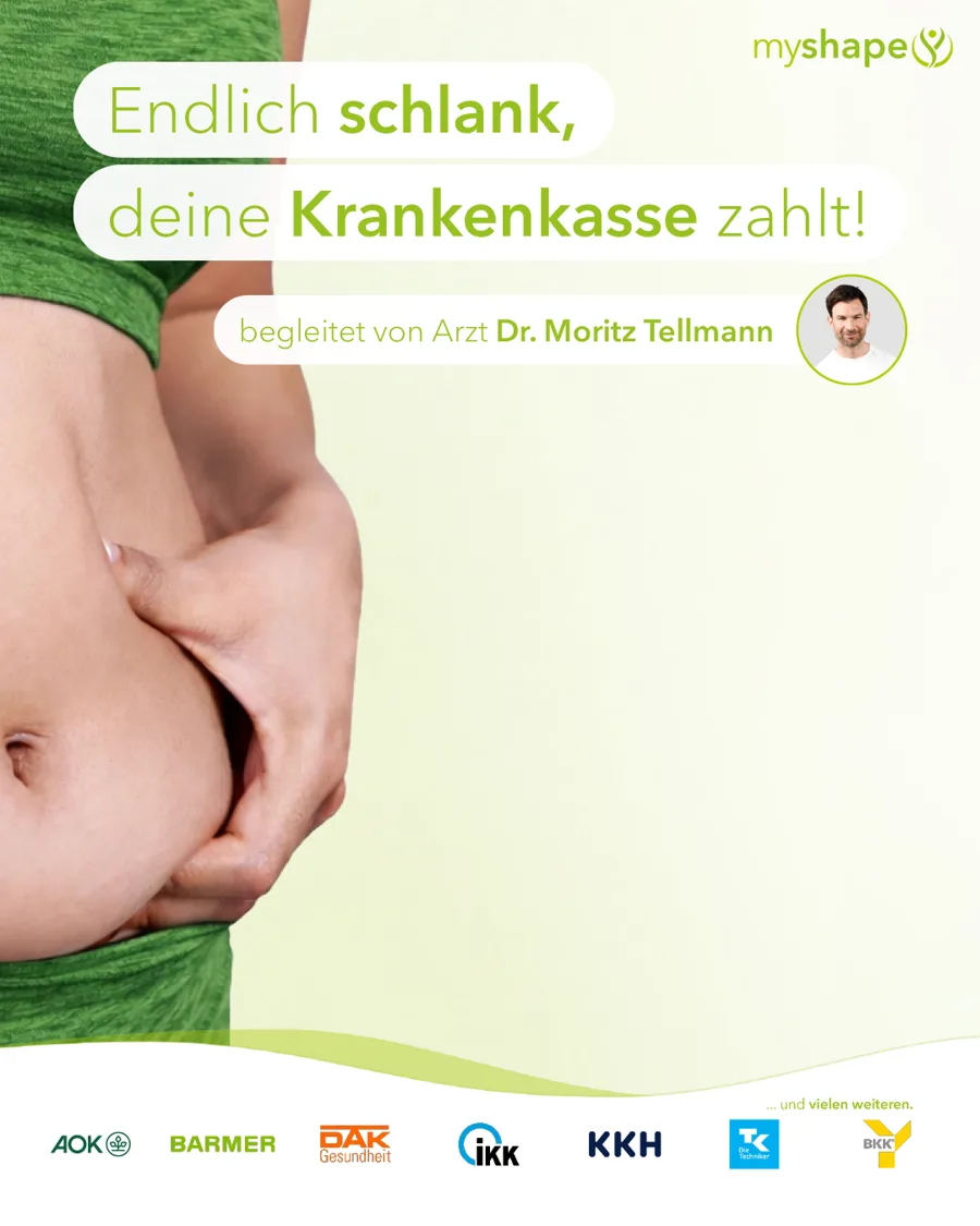 myshape – Endlich schlank, deine Krankenkasse zahlt