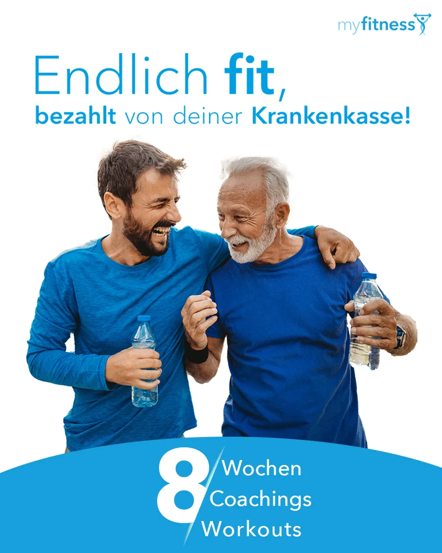 Endlich fit, bezahlt von deiner Krankenkasse – myfitness 8-Wochen-Programm