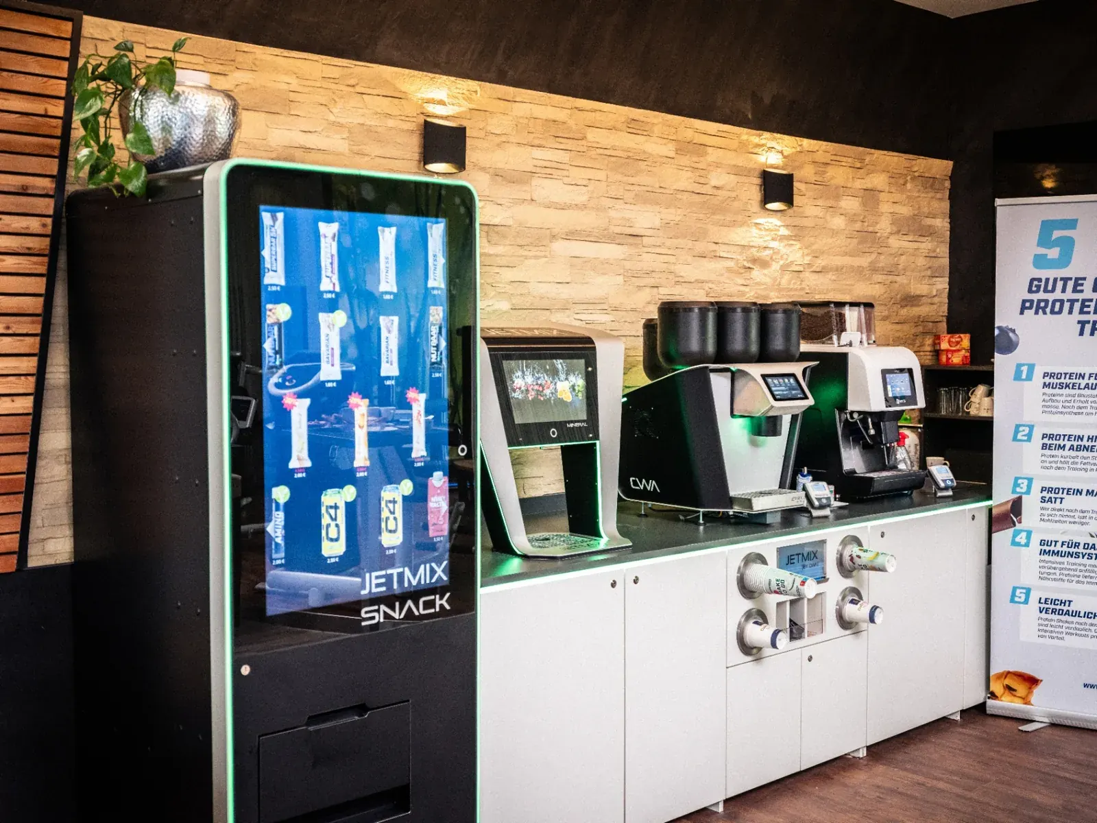 Getränke- & Snackbar im Fitness-Point Gerstetten